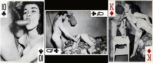 Black And White Vintage Porn Playing Cards - Playing Cards Deck 272