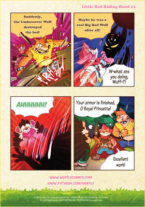 Gay Furry Wuffle Yiff Porn - It's Week, folks ^^ See Wuffle comic everyday until this Saturday! ::::  Editor : Guts Comic Artist : Piti Yindee Co. Little Red Riding Hood 13