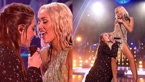 lesbian xxx miley cyrus - Miley Cyrus & Fletcher Kick Off 2023 With Sexy 'Midnight Sky' Duet