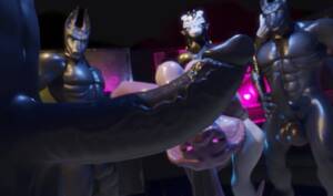 hentai alien orgy - Alien 3d orgy in a nightclub toilet