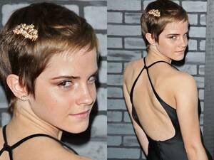 Harry Potter Emma Watson Lesbian Porn - Did Emma Watson's short hair make her look like a lesbian? - 9Celebrity