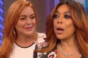 Lesbian Porn Lindsay Lohan - Lindsay Lohan denies being a lesbian as she discusses THAT troubled past:  \