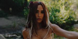 Butt Fuck Megan Fox - Megan Fox's Wet Naked Dress in Forest Shoot | POPSUGAR Fashion