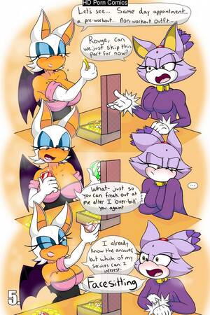 Blaze And Rouge Lesbian Hentai Comic - Rouge And Blaze In House Call comic porn | HD Porn Comics