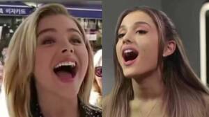 Ariana Grande Porn Creampie - Celebs: Chloe Grace Moretz & Ariana Grande opening wide - Porn GIF Video |  nezyda.com