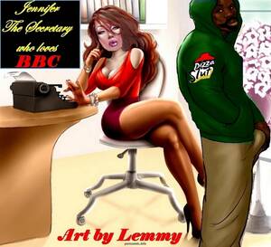 Jennifer Cartoon Porn - Jennifer the Secretary- Interracial - Porn Cartoon Comics