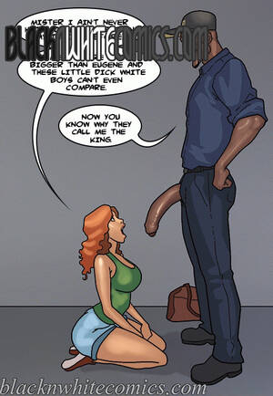 interracial cum on stomach - He completely filled my stomach up with cum by Black n White, image 2