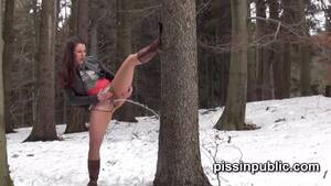 have to pee - Girls In Need Skate Around In The Snow To Find A Proper Place To Have A Pee  Porn Video