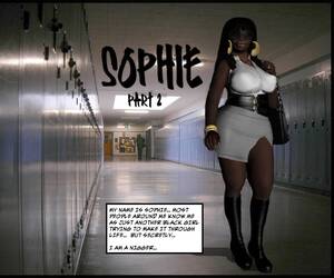Black Slut Porn Comics - Ebony School Slut 2- Sophie - Porn Cartoon Comics