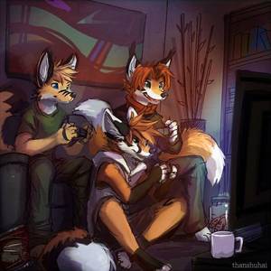 Green Sexy Furry Anime Wolf Porn - Furry Gamers XD by thanshuhai on deviantART