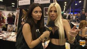 Allie Haze Exxxotica - Allie Haze & Jessie Volt at eXXXotica 2015 with Pornhub Aria - Pornhub.com