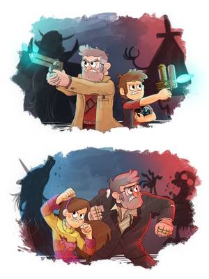 Gravity Fallsography - Run in the family by markmak on DeviantArtã€Š