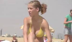 busty blonde topless beach - Busty Blonde Topless On The Beach â€” PornOne ex vPorn