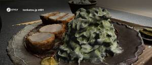 3d Food Porn - A new food porn culture â€œMeshigrammetryâ€: tonkatsu.jp #001 by Kazuki Miyata  - STYLY
