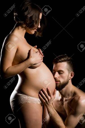 hot pregnant couple nude - Couple Of Pretty Sexy Pregnant Woman With Nude Chest And Handsome Happy  Bearded Man Hipster. Stock Photo, Picture and Royalty Free Image. Image  73413430.
