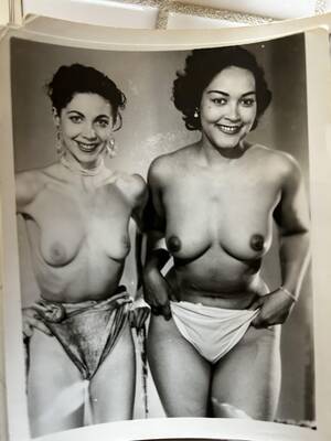 best vintage nudist - Found a vintage box of photographs of nude models, some pinup style. Was  wondering if these were originals. : r/Antiques