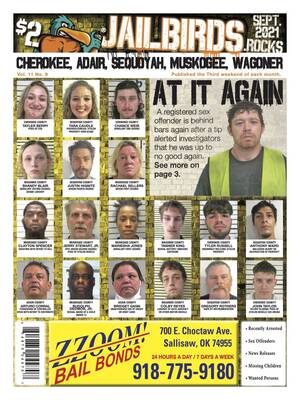 Bridget Bonds Jesse Roads - CHEROKEE, ADAIR, SEQUOYAH, MUSKOGEE, WAGONER - September 2021 - JAILBIRDS