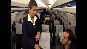Air Hostess Sex On Airplane - Charming brunette air-hostess Alyson Ray proposed passenger to poke her  juicy ass after scheduled flight - XVIDEOS.COM