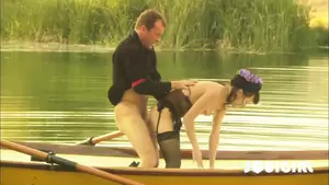 canoe orgy - Cytherea gets fucked on river in the canoe | xHamster