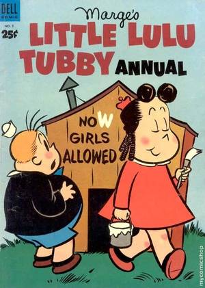 Lil Lulu And Tubby Porn - Vintage Comic Little Lulu, Tubby annual
