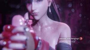 fantasy cgi handjob - Schoolgirl Teen Tifa Gives Sensual Handjob to her Classmate in 3D Porn  Animation