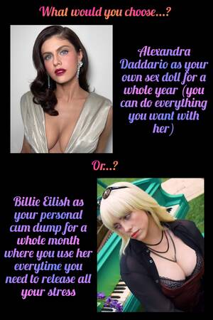 Alexandra Daddario Porn Captions - What are you gonna choose? : r/CelebFun