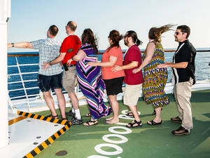cruise ship fucking group - Everybody does the conga on the JoCo Cruise.