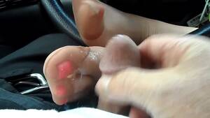 cum on pantyhose feet - Pantyhose feet get covered in cum - Feet9