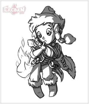 Eredan Arena Porn - Sketch Chibi Catalyna â™¤ Eredan ITCG