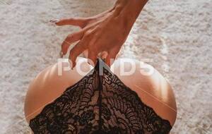 lesbian lingerie sex gallery - Lesbian girls sex. Touch buttocks. Sexy woman ass. Woman lace lingerie.  Foto de archivo nÂ° 197560330