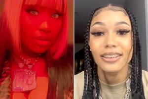 nicki minaj having lesbian sex - Nicki Minaj and Coi Leray Discuss Sexuality
