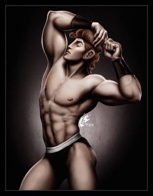 Disney Nude Porn Wallpaper - Sexy topless disney heroes - Hercules 2 by David Kawena