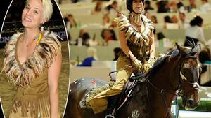 Big Sex Kaley Cuoco - Kaley Cuoco shrugs off nude photo claims as she saddles up dressed as  Native American - Irish Mirror Online
