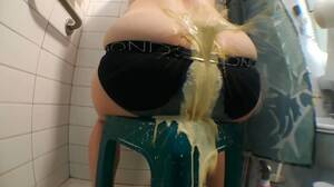 enema wet panties - Destroying 3 Panties with a 1.5L Cream Enema - ThisVid.com