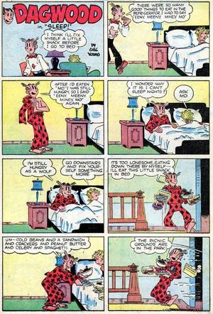 Blondie Bumstead Smoking Cartoon Porn - blondie and dagwood comic strips | DAGWOOD COMICS No. 47, November 1954