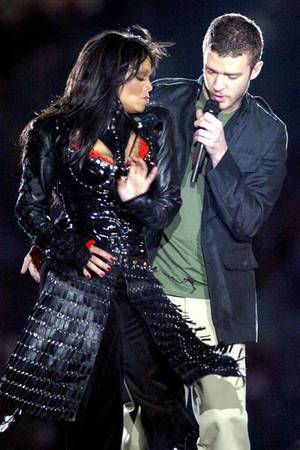 Jackson Wild Leather Porn - 140m people got to see more of Janet Jackson than they expected in 2004,  when Justin Timberlake tore off part of her black leather costume at ...