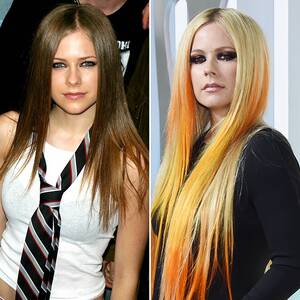 Avril Lavigne Porn - Avril Lavigne's Transformation From 2002 to Today: Photos