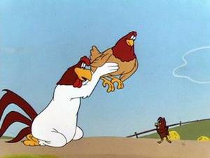 Foghorn Leghorn Looney Tunes Porn - Foghorn Leghorn and the Chickenhawk. Cartoon ...