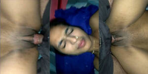 bald indian pussies - Indian Village girl shaved pussy fucking