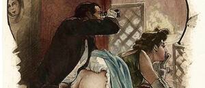 french nude vintage post cards - french-erotic-postcards