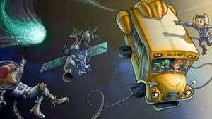 Cartoon Bus Porn - PHOTO: Early concept art for The Magic School Bus 360Â°, an original new