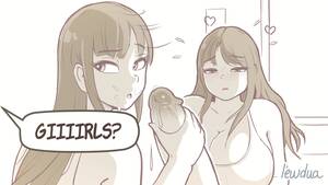 hardcore anime cowgirl futanari - Drawn anime sex of two young futanari