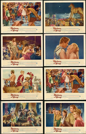 Helen Of Troy Porn - Original Helen Of Troy (1956) movie poster in NM condition for $125.00