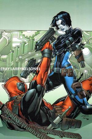Domino And Deadpool Porn - DEADPOOL VS DOMINO MARVEL COMIC BOOK POSTER PATRICK ZIRCHER CABLE X-MEN  X-FORCE