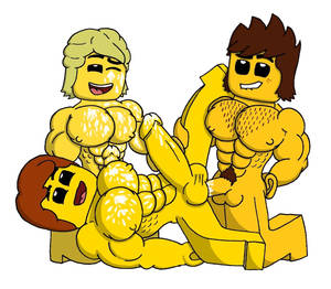 Lego Ninjago Porn - abs anal balls biceps big_penis chest cum gay huge_cock jay kai lloyd  male_only muscle muscles ninjago