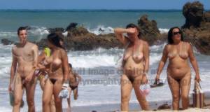 fat naked parade - Naked family on a nude beach showing family huge saggy breasts and huge  hairy cunts and young boy's small hairy cock