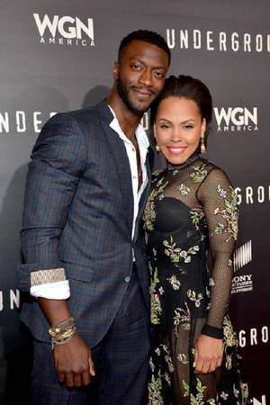 Aldis Hodge Porn - Aldis Hodge and Amirah Vann at the WGN America Underground Premiere