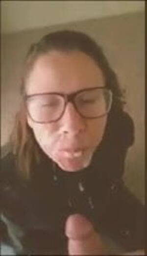 blowjob gagging wives - Hard wife blowjob with gagging and big facial | xHamster