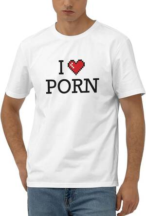 Funny Porn For Men - Amazon.com: Funny T Shirt for Men I Love Porn T Shirt Funny Shirt (Color :  Colour, Size : Medium) : Clothing, Shoes & Jewelry