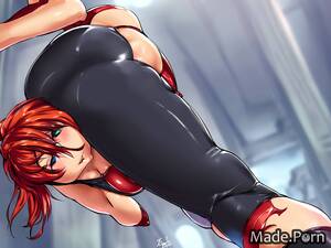 Femdom Anime - Porn image of pixie hair latex panties femdom dominatrix anime full shot  created by AI